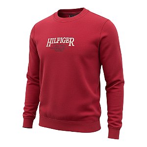 Moletom Tommy Hilfiger Heritage Series Club Vermelho