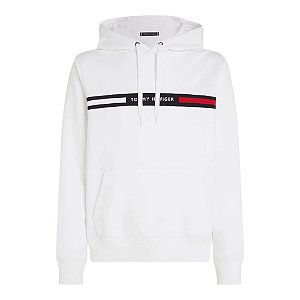 Moletom Tommy Hilfiger Chest Insert Masculino Branco