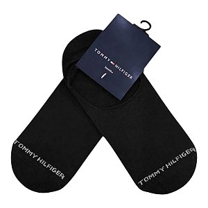 Meia Tommy Hilfiger Sapatilha Kit 2 Pares Preto