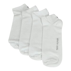 Meia Tommy Hilfiger Sneaker Kit Com 2 Pares Branco