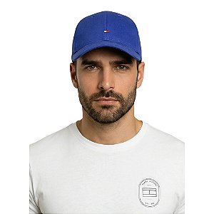 Boné Tommy Hilfiger Flag Cotton Unissex Azul