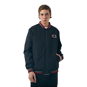 Jaqueta Champion Bomber Athletic Masculino Preto