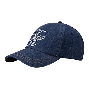 Boné Tommy Hilfiger Script Denim Masculino Marinho