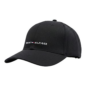 Boné Tommy Hilfiger Foundation Soft Masculino Preto