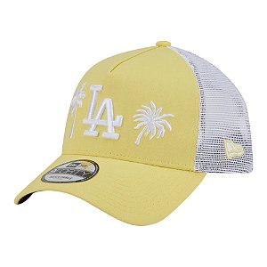 Boné New Era 940A-Frame Resort Los Angeles Dodgers Amarelo
