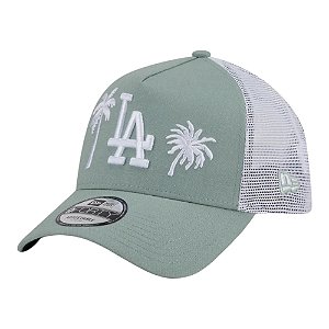 Boné New Era 940A-Frame Resort Los Angeles Dodgers Verde