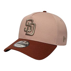 Boné New Era 940A-Frame San Diego Padres Mousse Rosa