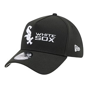 Boné New Era 3930A-Frame Double Logo Chicago White Sox Preto