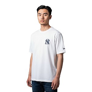 Camiseta New Era 3032 New York Yankees Branco