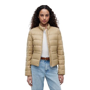 Jaqueta Tommy Hilfiger Down Packable Feminino Caqui