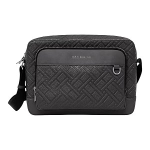 Bolsa Tommy Hilfiger Flag Computer Masculino Cinza