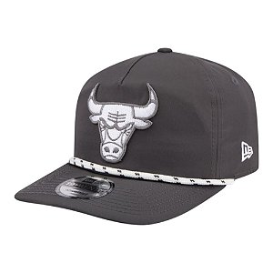 Boné New Era 29061 Chicago Bulls Cinza Chumbo