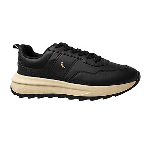 Tênis Reserva T-500 Masculino Preto Com Solado Off White