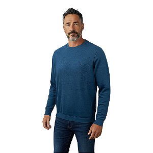 Suéter Reserva Careca Moletinho Masculino Azul