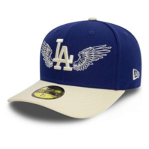 Boné New Era Team Wings 59fifty Los Angeles Dodgers Marinho