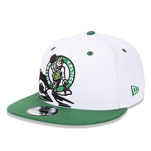 Boné New Era 950 Boston Celtics Branco e Verde Masculino