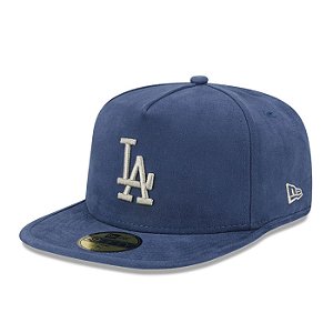 Boné New Era Quilted 5950A-Frame Los Angeles Dodgers Azul