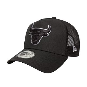 Boné New Era Outline Trucker Chicago Bulls Chumbo