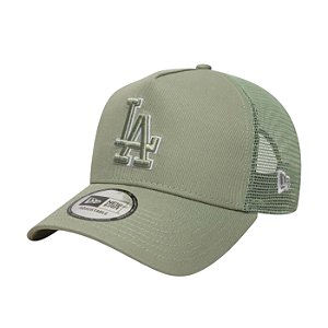 Boné New Era Outline Trucker Los Angeles Dodgers Verde