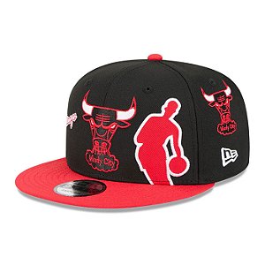 Boné New Era 950 Chicago Bulls HardWood Classic Preto