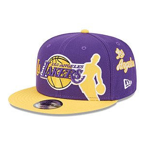 Boné New Era 950 Los Angeles Lackers Roxo Masculino