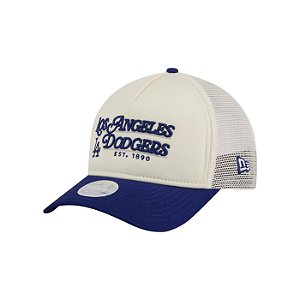 Boné New Era 940mc A-Frame Retro Los Angeles Dodgers Bege