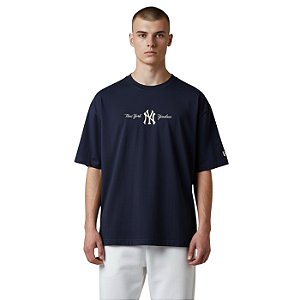 Camiseta New Era Regular New York Yankees Marinho