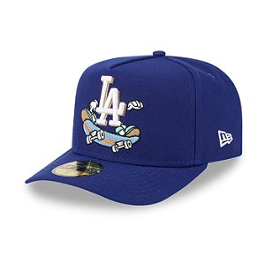 Boné New Era 5950A-Frame Cartoon Los Angeles Dodgers Azul