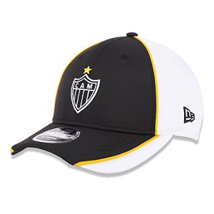 Boné New Era 940Mc Atlético Mineiro Branco e Preto