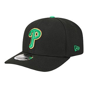 Boné New Era 970ss Philadelphia Phillies Preto e Verde