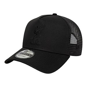 Boné New Era Tonal Trucker Liverpool Preto Masculino