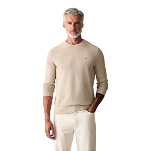 Suéter Tommy Hilfiger Essential Structure Crew Neck Caqui