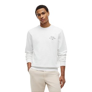 Moletom Tommy Hilfiger Brand Love 1 Branco Masculino