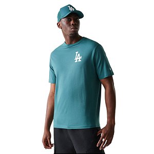 Camiseta New Era Food Regular Los Angeles Dodgers Verde