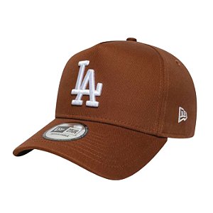 Boné New Era League Ess Eframe Los Angeles Dodgers Marrom