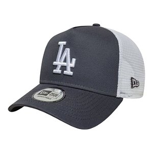 Boné New Era League Ess Trucker Los Angeles Dodgers Cinza