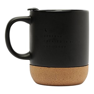 Caneca Reserva Mug Com Tampa 350ml Preto
