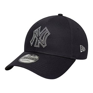 Boné New Era Metallic Outline 940 New York Yankees Marinho