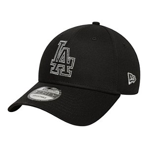 Boné New Era Metallic Outline 940 Los Angeles Dodgers Preto