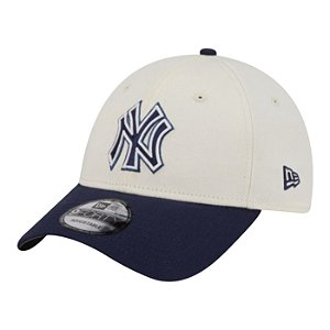 Boné New Era 940snap New York Yankees Bege e Marinho