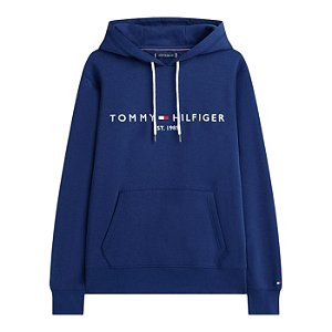 Moletom Tommy Hilfiger Logo Hoody Masculino Marinho