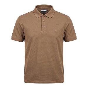 Camisa Polo Reserva Regular Wellen Masculino Caramelo