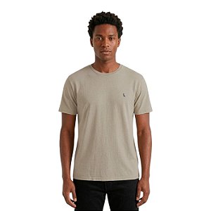 Camiseta Reserva Regular Careca Masculino Cinza Lua