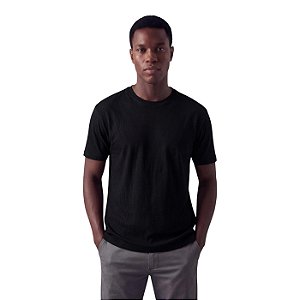 Camiseta Reserva Regular Waffle Masculino Preto