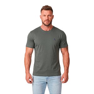 Camiseta Reserva Regular Careca Masculino Verde Musgo