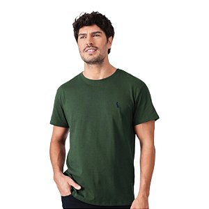 Camiseta Reserva Slim Careca Masculino Verde Floresta