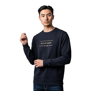 Moletom Tommy Hilfiger Moletom Icon Intechno Marinho