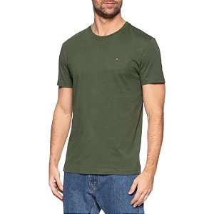 Camiseta Tommy Hilfiger Seasonal Regular Fit Verde oliva
