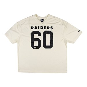 Camiseta New Era Oversize Las Vegas Riders Off White