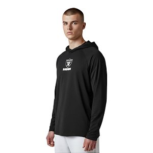 Moletom New Era NFL Las Vegas Raiders Preto